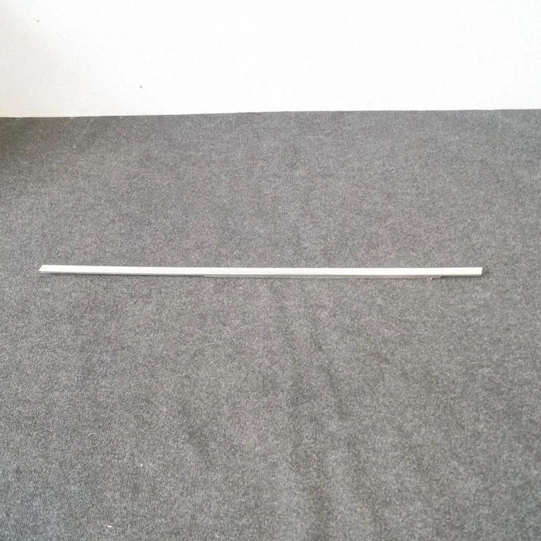 Rear door glass trim molding – left