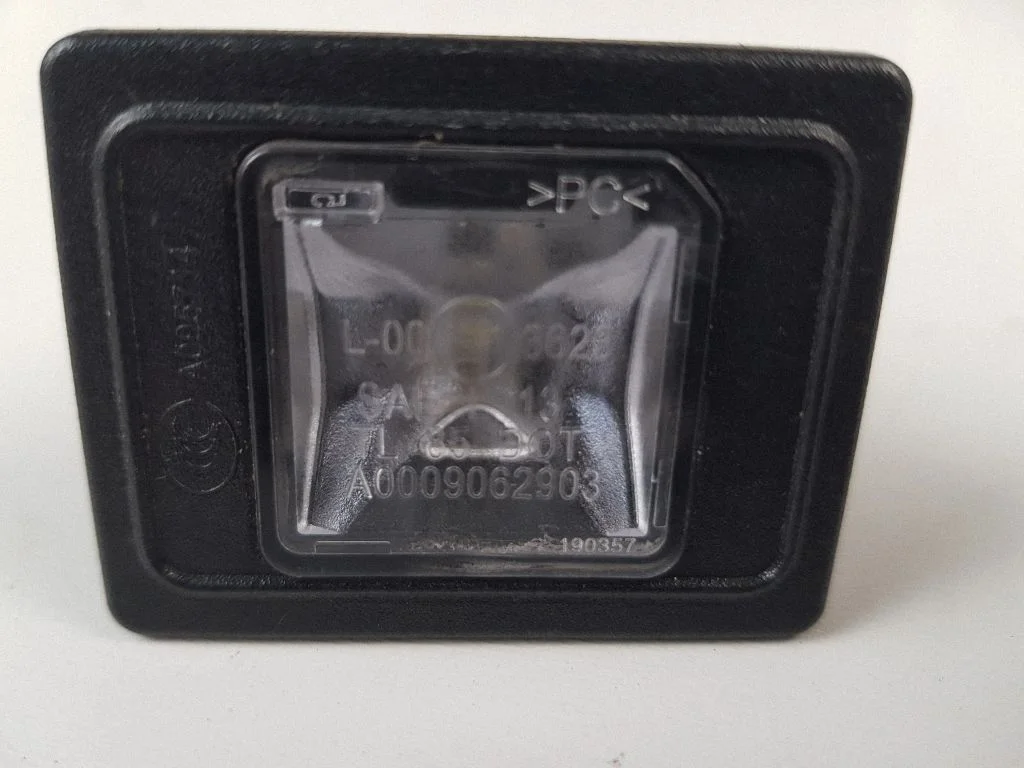Number plate light