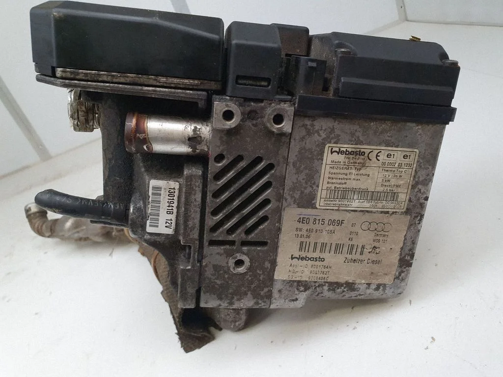 Auxiliary pre-heater (Webasto) – Audi A8 S8 D3 4E (2002-2009)