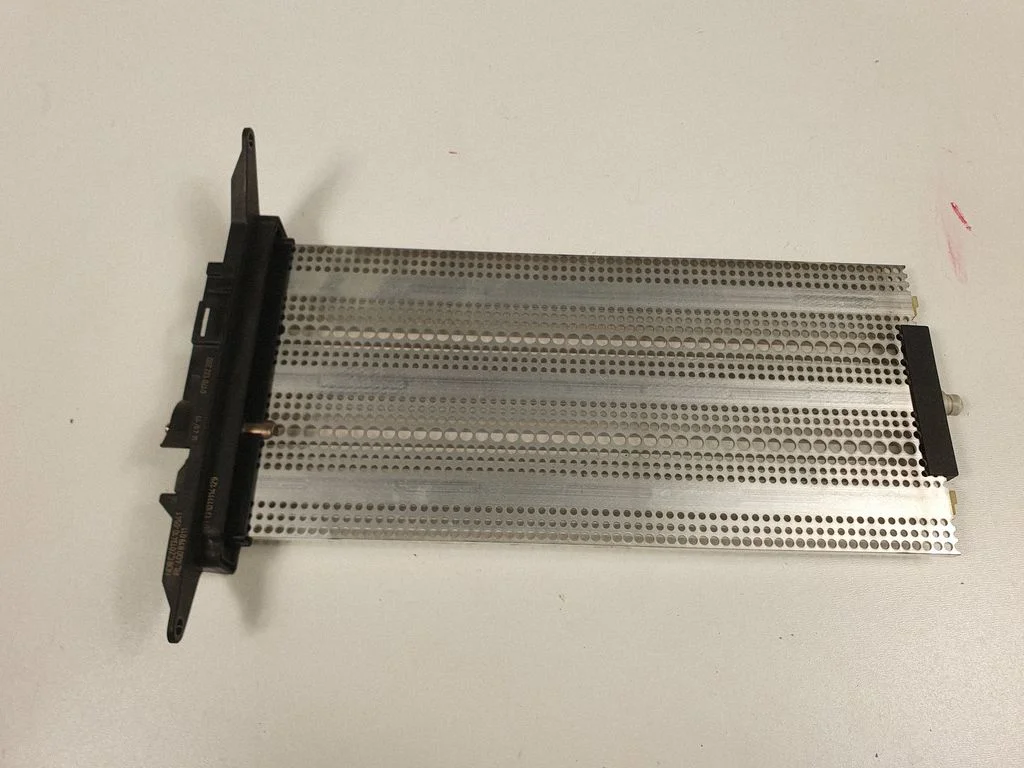 Electric cabin heater radiator