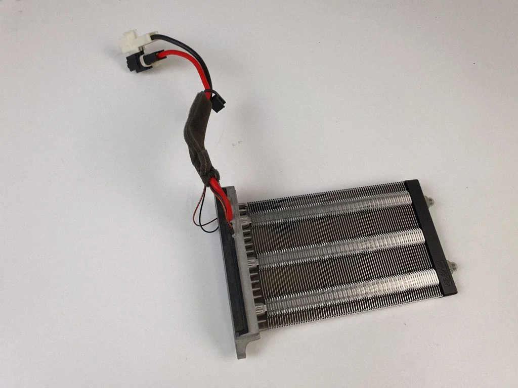 Electric cabin heater radiator