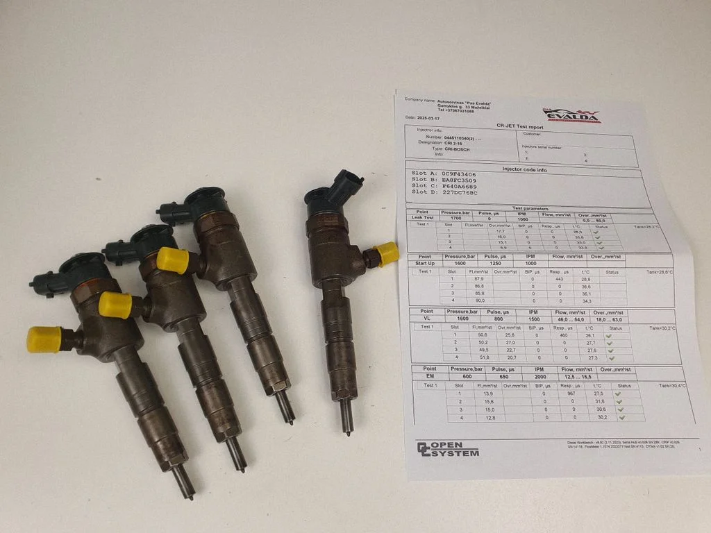 Pihustite (düüside) komplekt