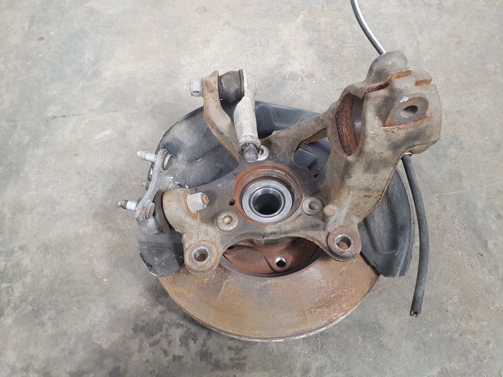 Front wheel hub spindle knuckle 5Q0400053