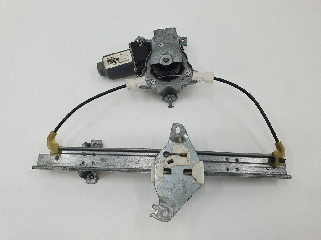Rear door window regulator with motor 402052A