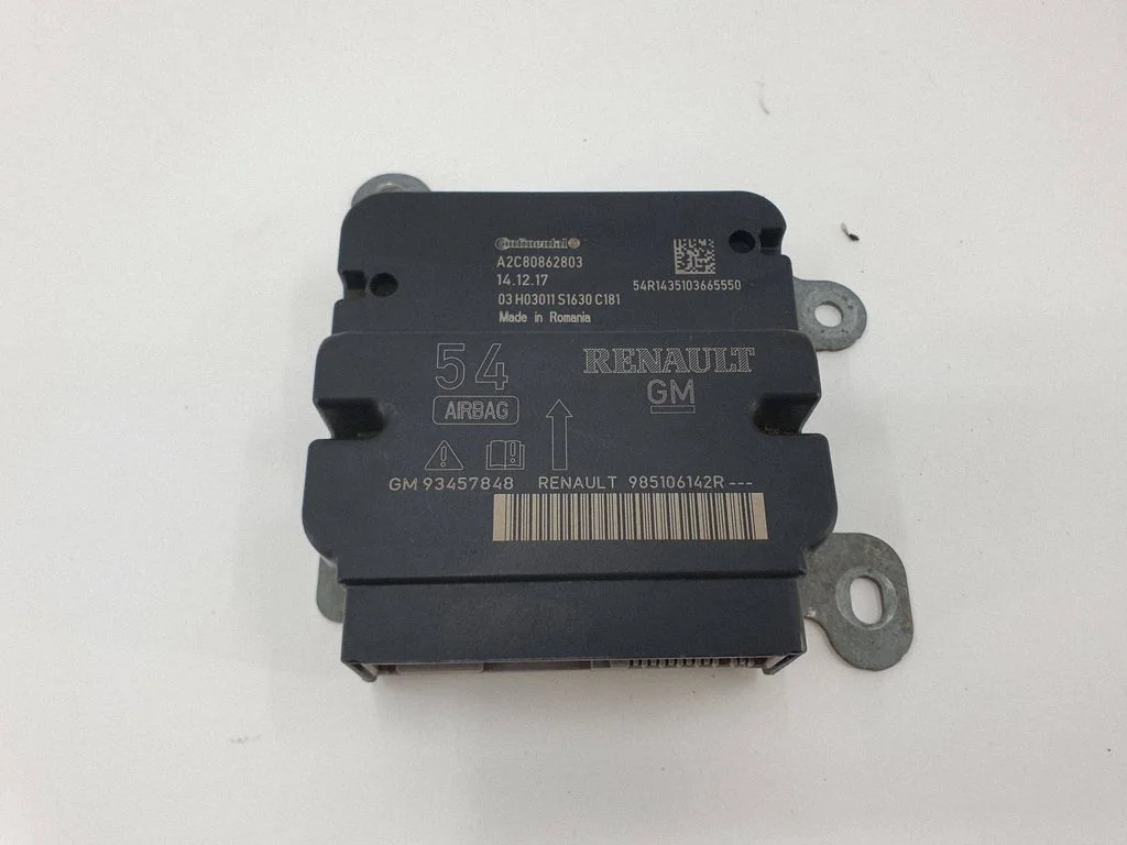 Drošības spilvenu vadības bloks 985106142R
