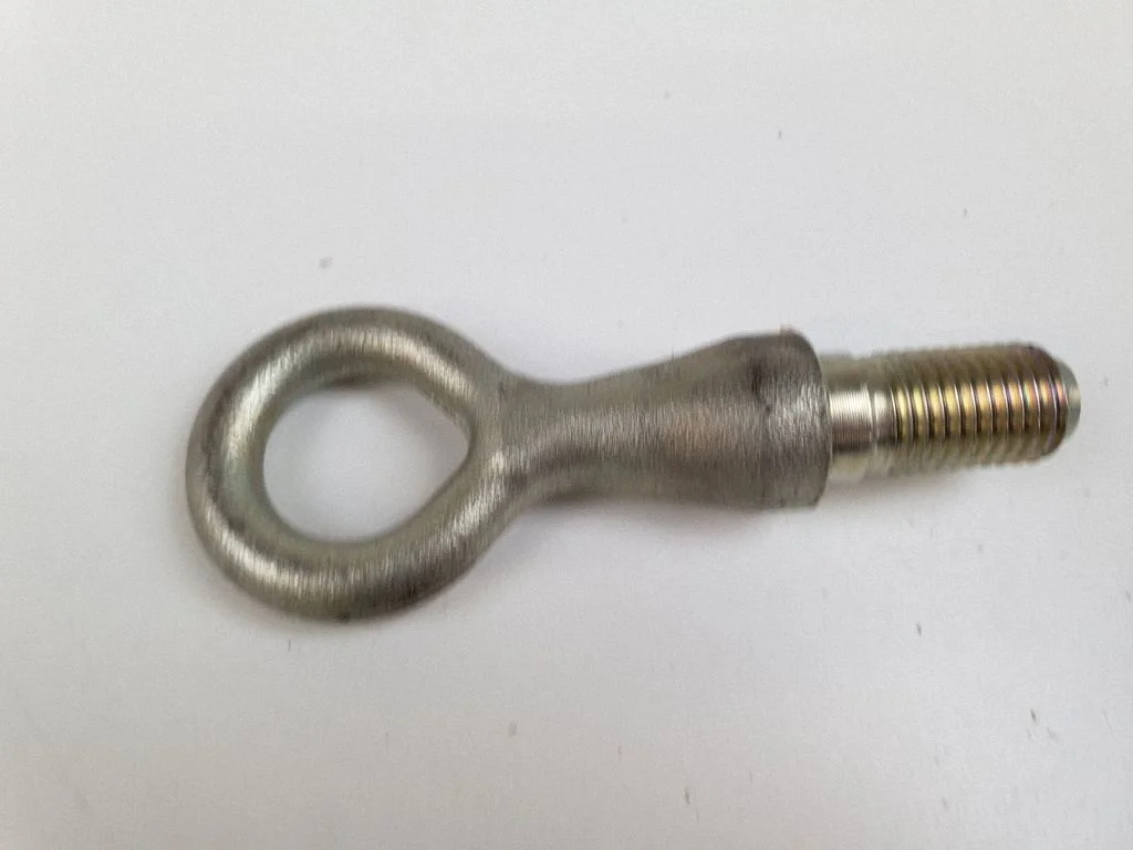 Towing hook eye
