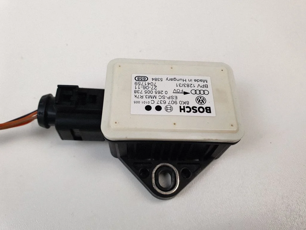 ESP acceleration yaw rate sensor 8K0907637C