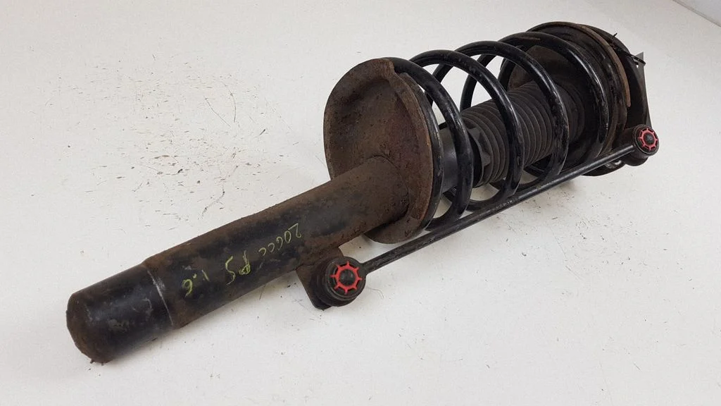 Front shock absorber with coil spring – front left