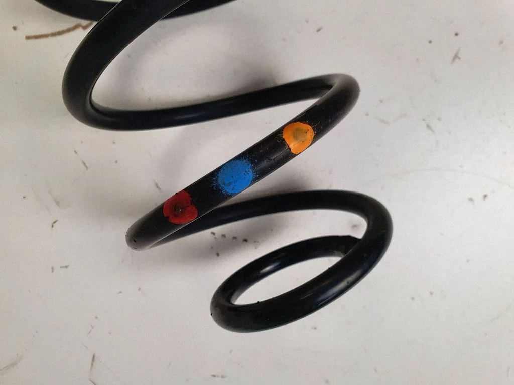 Rear coil spring