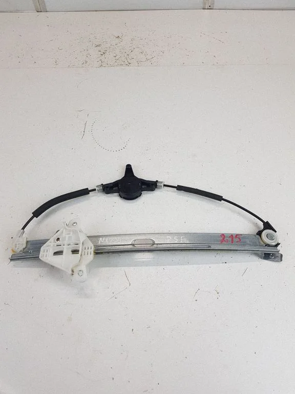 Front window lifting mechanism without motor – left
