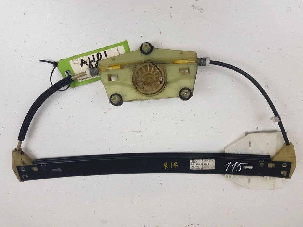 Aizmugurējā el. loga pacēlāja mehānisms bez motoriņa 4F08639462B