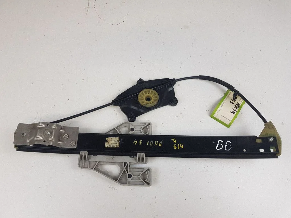 Rear window lifting mechanism without motor 8K0839462A