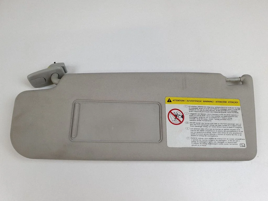 Sun visor – left