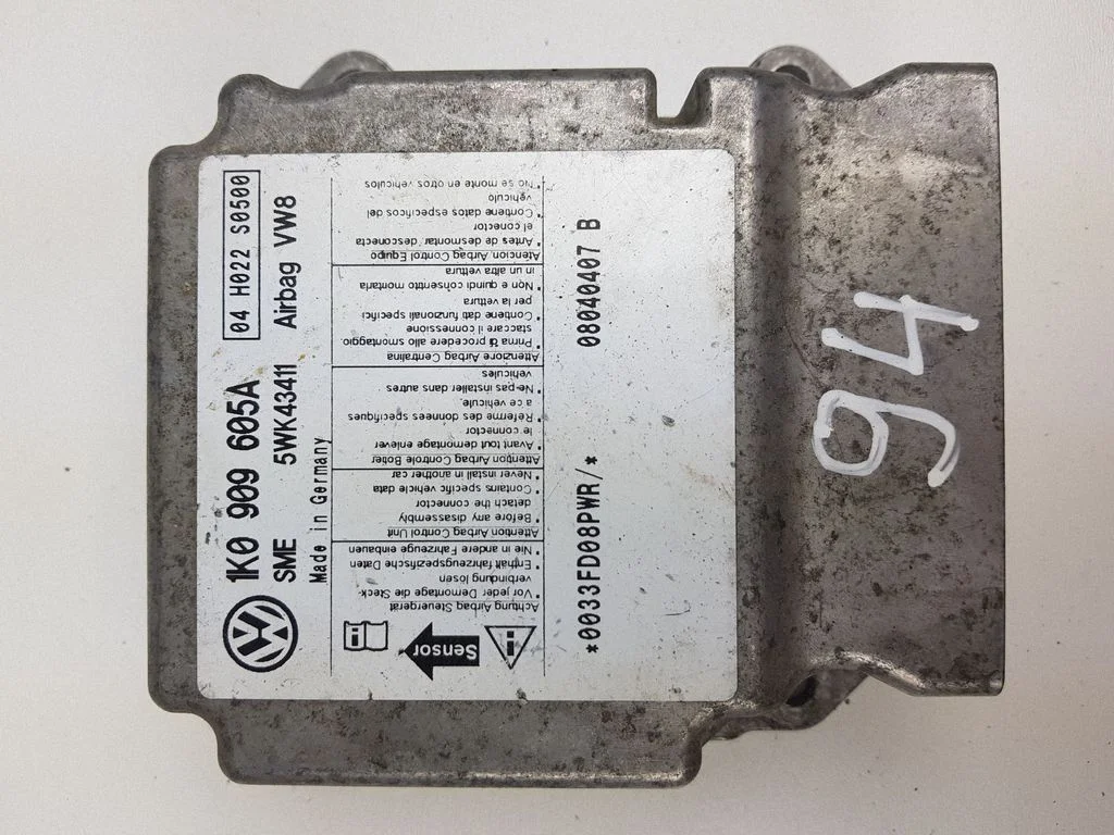 Airbag control unit/module 1K0909605A