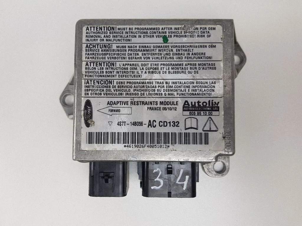 Airbag control unit/module 4S7T14B056AC