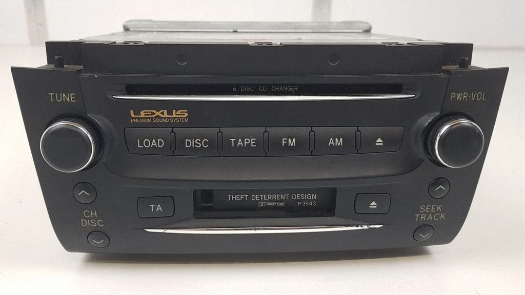 Radio/CD/DVD/GPS head unit – Lexus GS 300 350 430 450H (2005-2012)