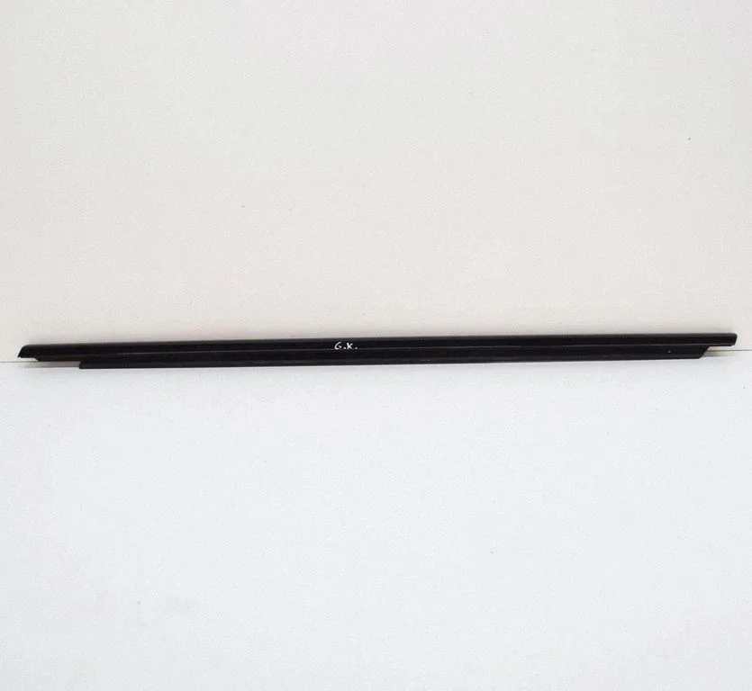 Rear door glass trim molding – left