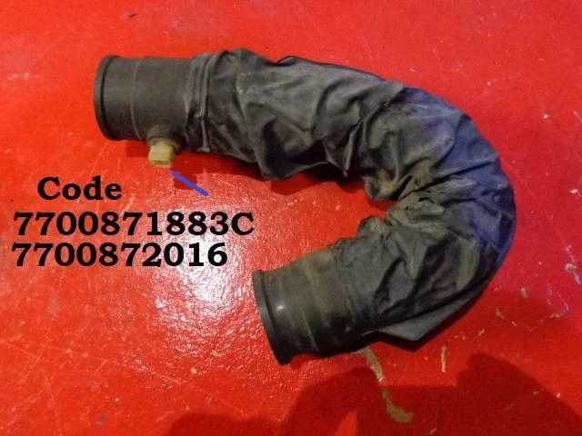 Õhu sisselaske voolik (-ud)/ toru (-d) 7700871883C