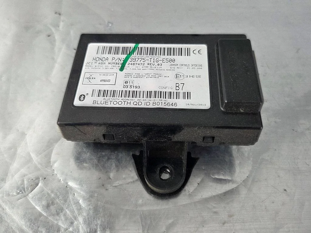 Bluetooth control unit module 39775T1GE500