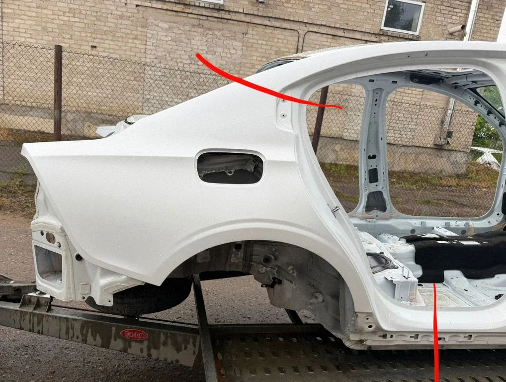 Aizmugurējais spārns (ceturtdaļa) – Volvo S60 (2018-)