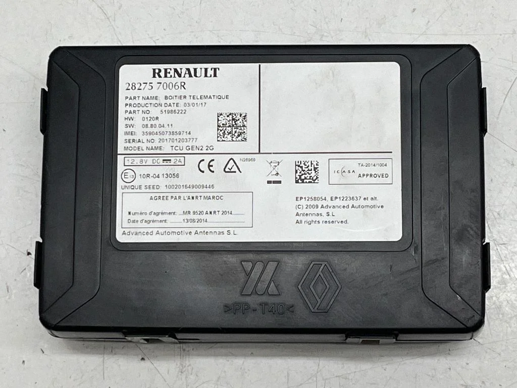 GPS navigation control unit/module – Renault Megane Mégane Renault Sport III (IV Based) (2017-2023)