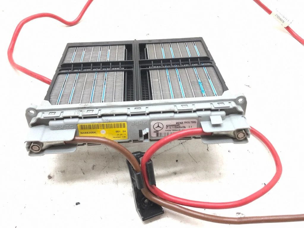Electric cabin heater radiator A2048300461