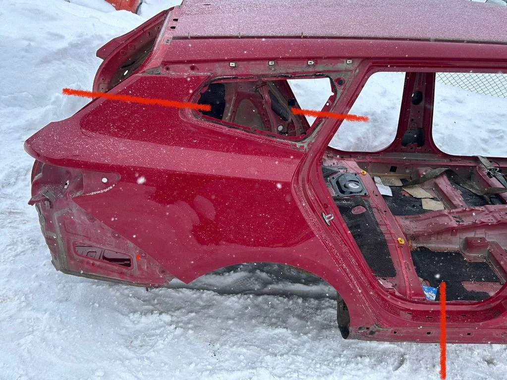 Rear quarter panel – rear right