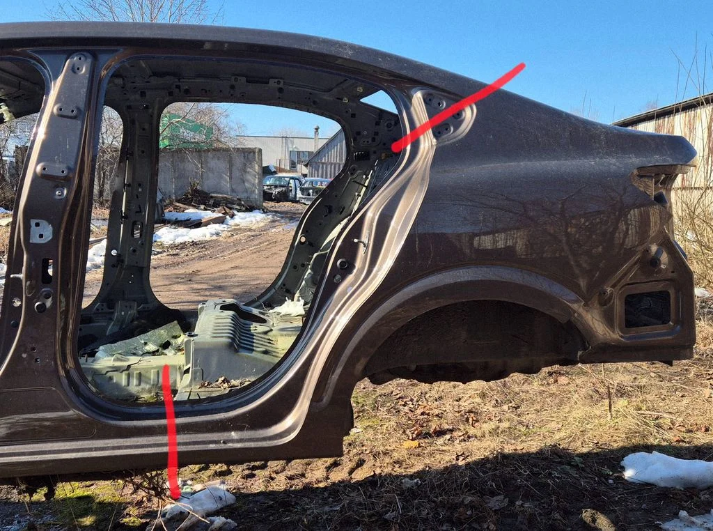 Rear quarter panel 760378632R
