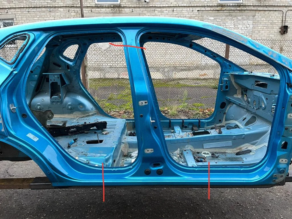 Pillar (middle) – Renault Captur (2013-2020), right
