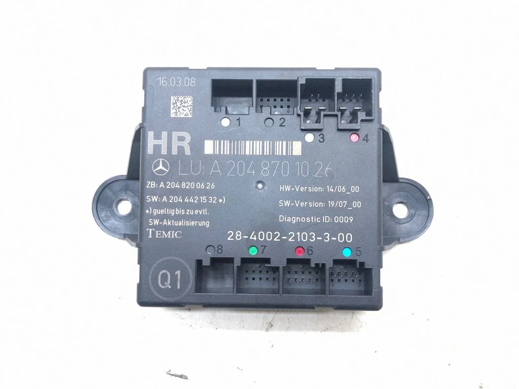 Durvju elektronikas vadības bloks – Mercedes-Benz C klase AMG W204 (2007-2014)