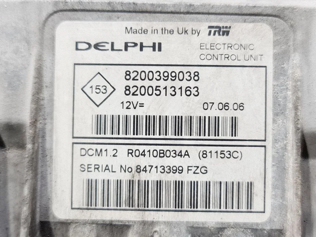 Dzinēja vadības bloks 8200399038