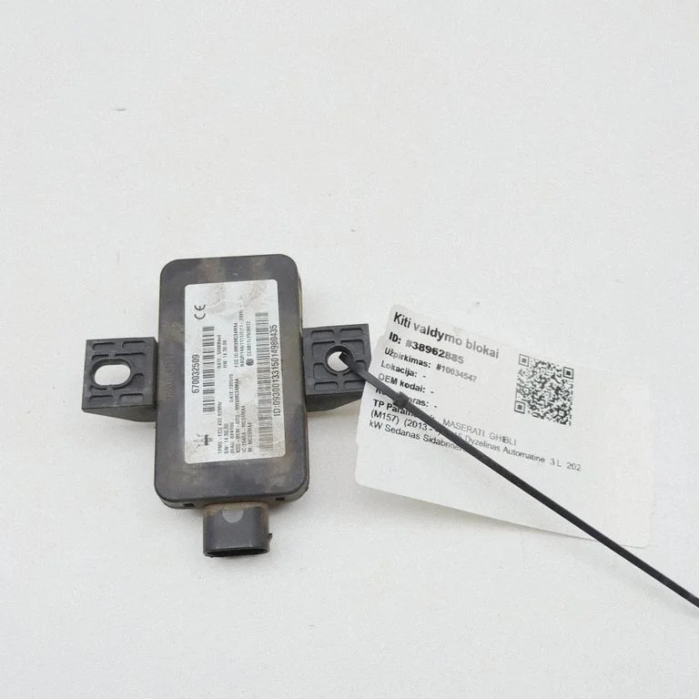 Tire pressure control unit – Maserati Ghibli (2013-)