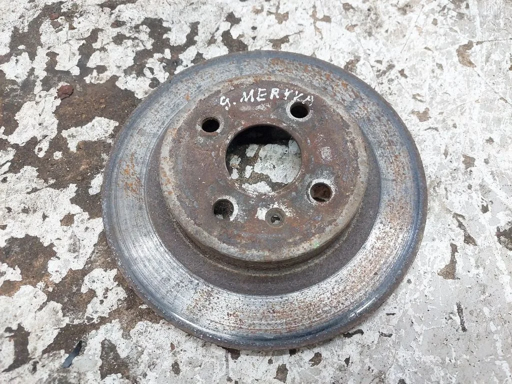 Rear brake disc – Opel Meriva A (2003-2010)