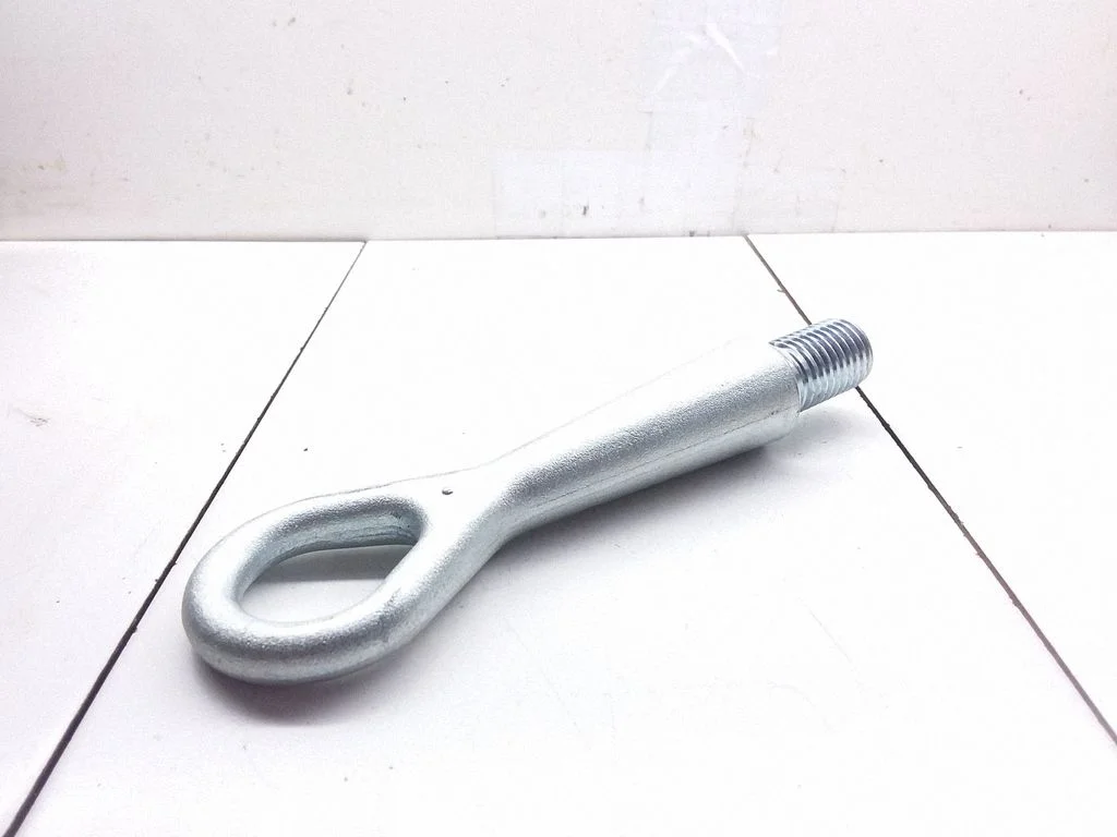 Towing hook eye