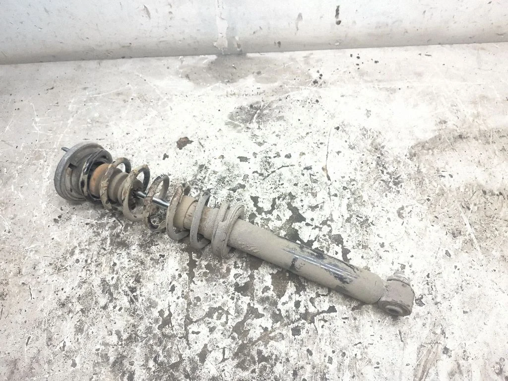 Rear shock absorber with coil spring – right