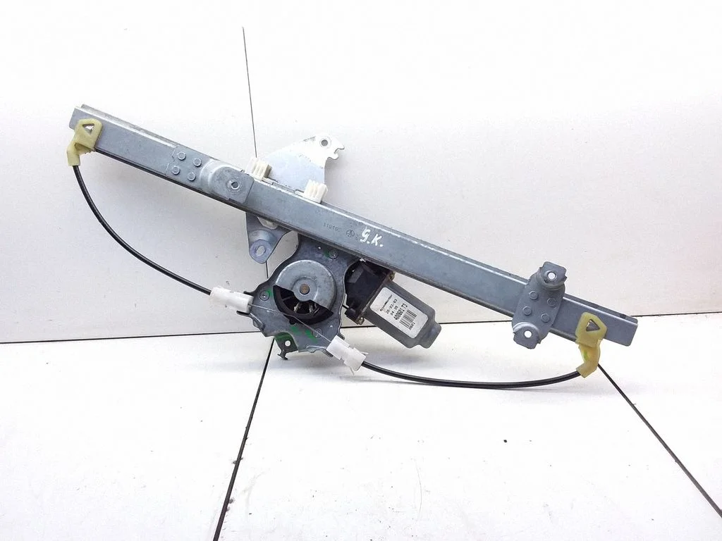 Rear door window regulator with motor 400601T3