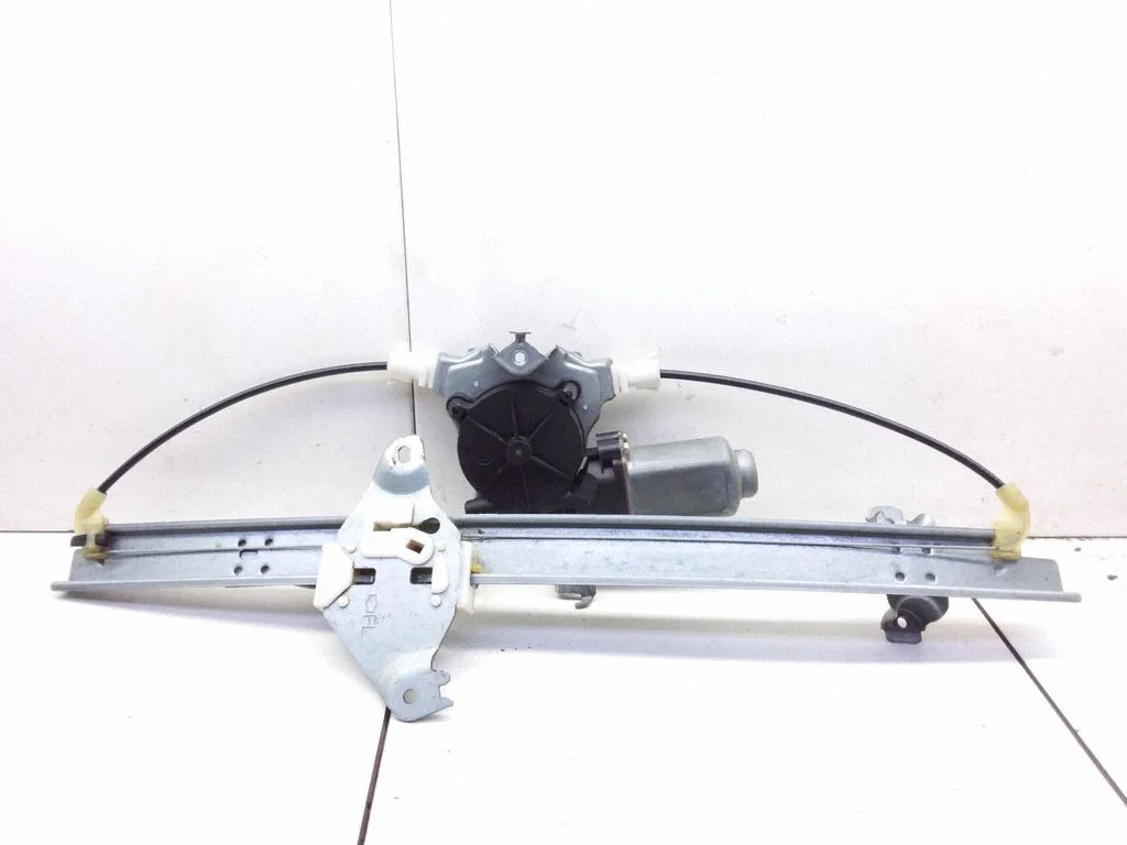 Rear door window regulator with motor 400601