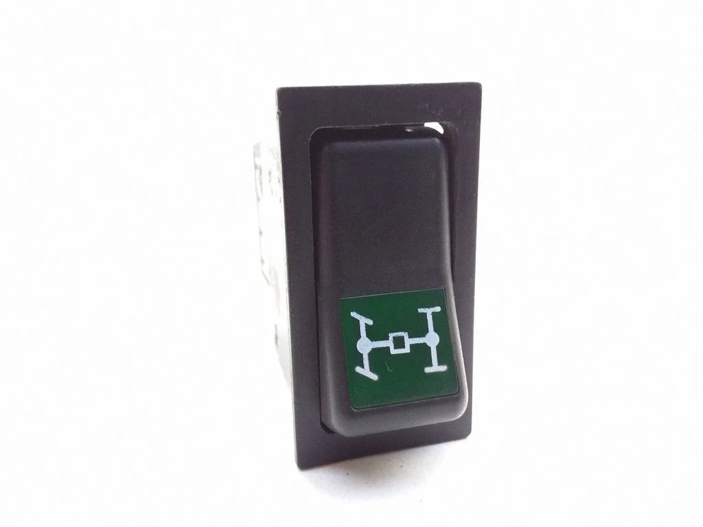 Switch for retractable tow bar