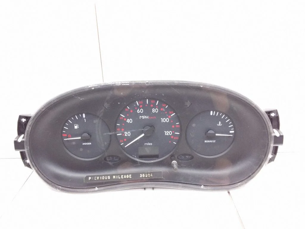 Speedometer (instrument cluster) – Renault Clio II (2001-2005)