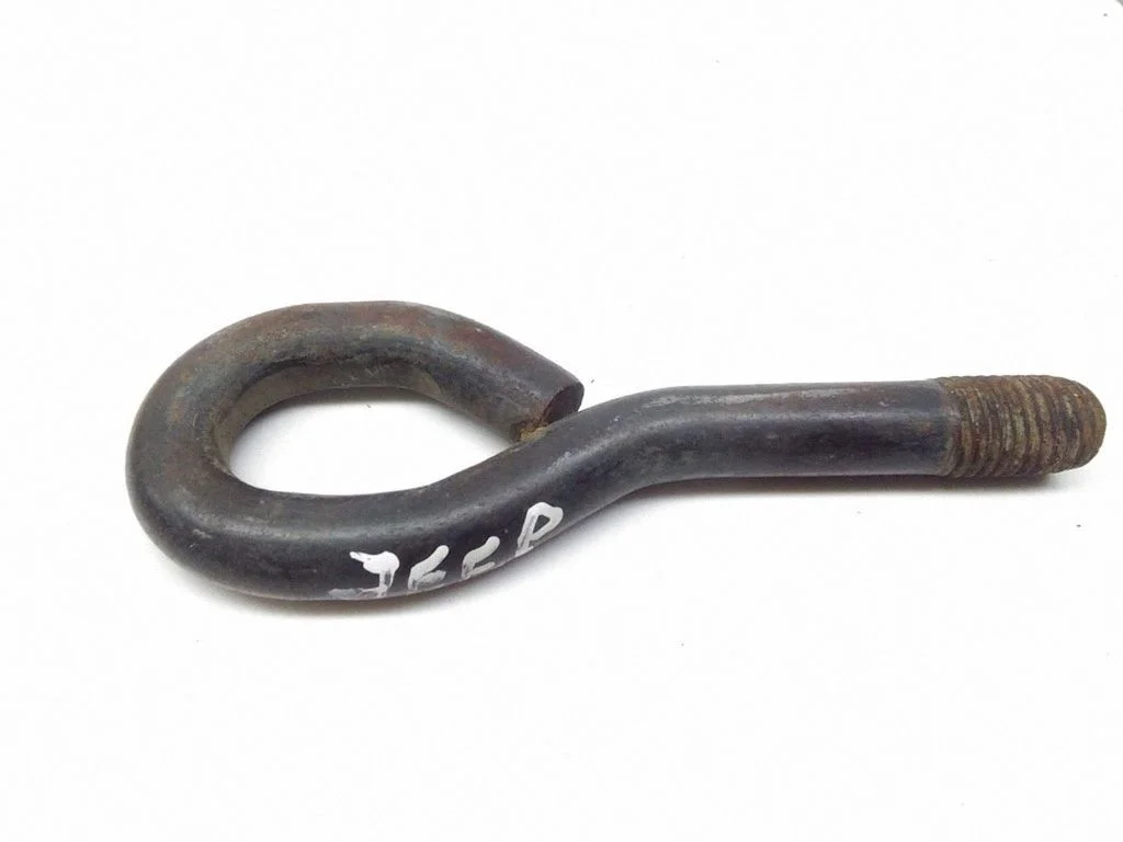 Towing hook eye
