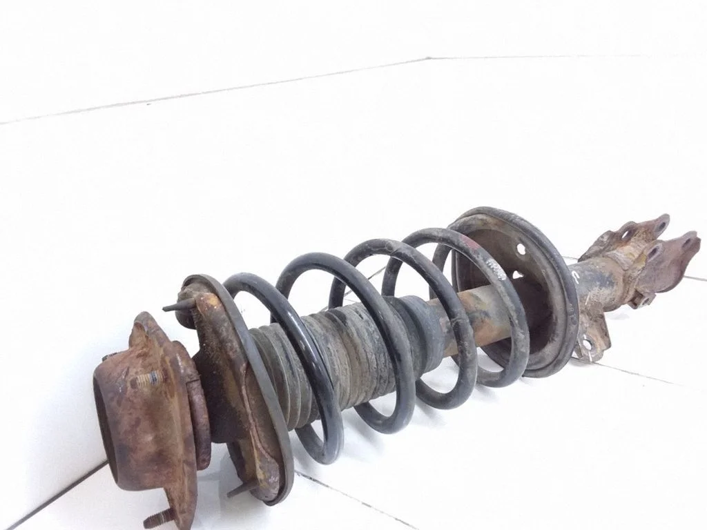 Front shock absorber with coil spring – left