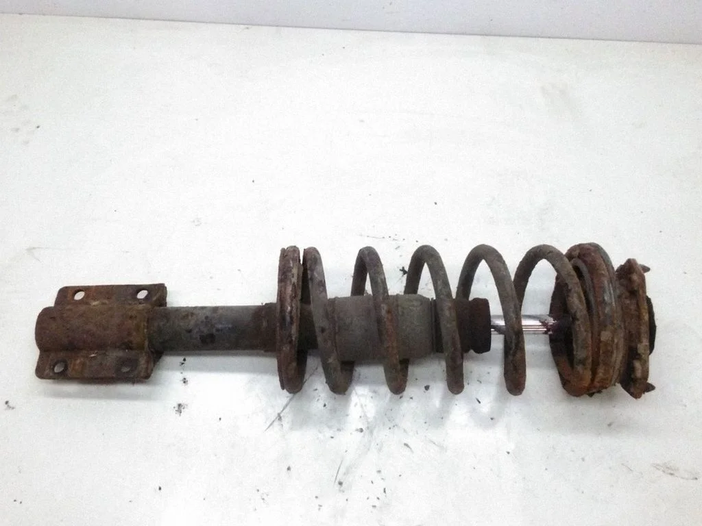 Front shock absorber with coil spring
