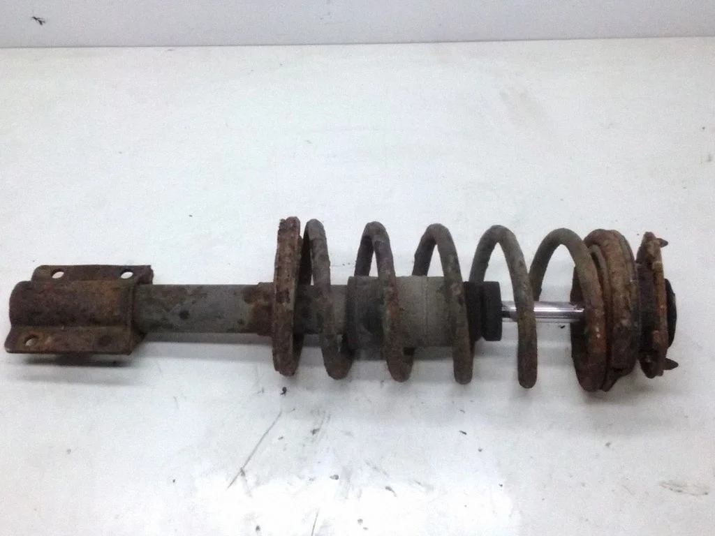 Front shock absorber with coil spring