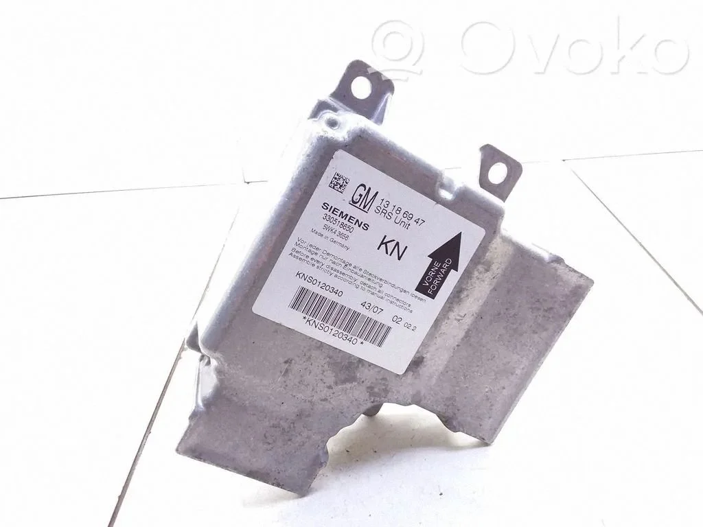Drošības spilvenu vadības bloks – Opel Vectra C (2005-2009)
