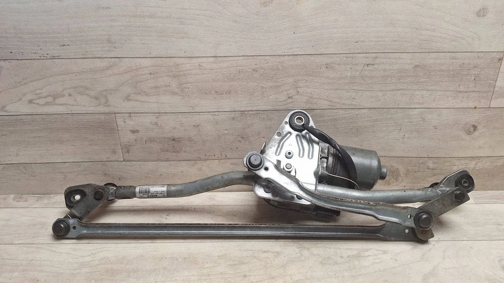 Front wiper linkage and motor 4F1955119D