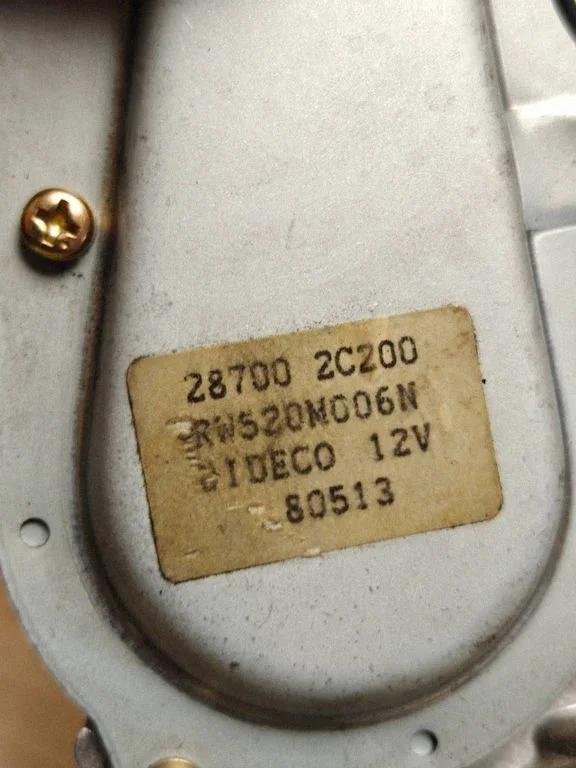 Rear window wiper motor 287002C200