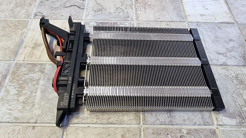 Electric cabin heater radiator 1K0963235F