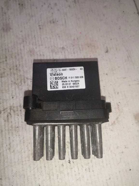 Heater blower motor/fan resistor 6G9T19E624AD