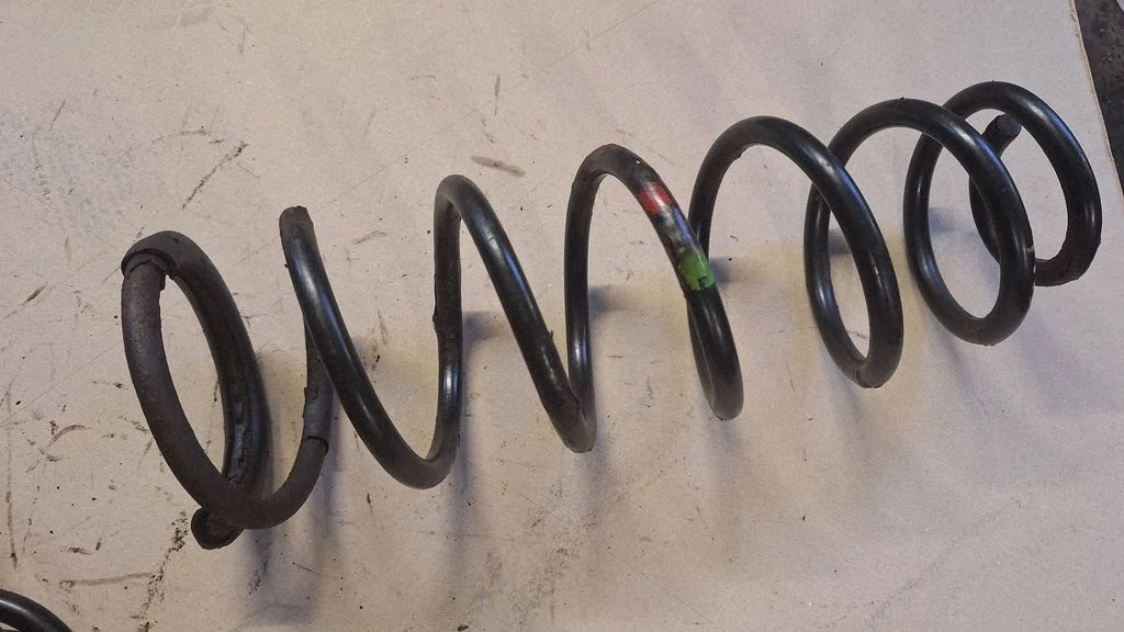 Rear coil spring