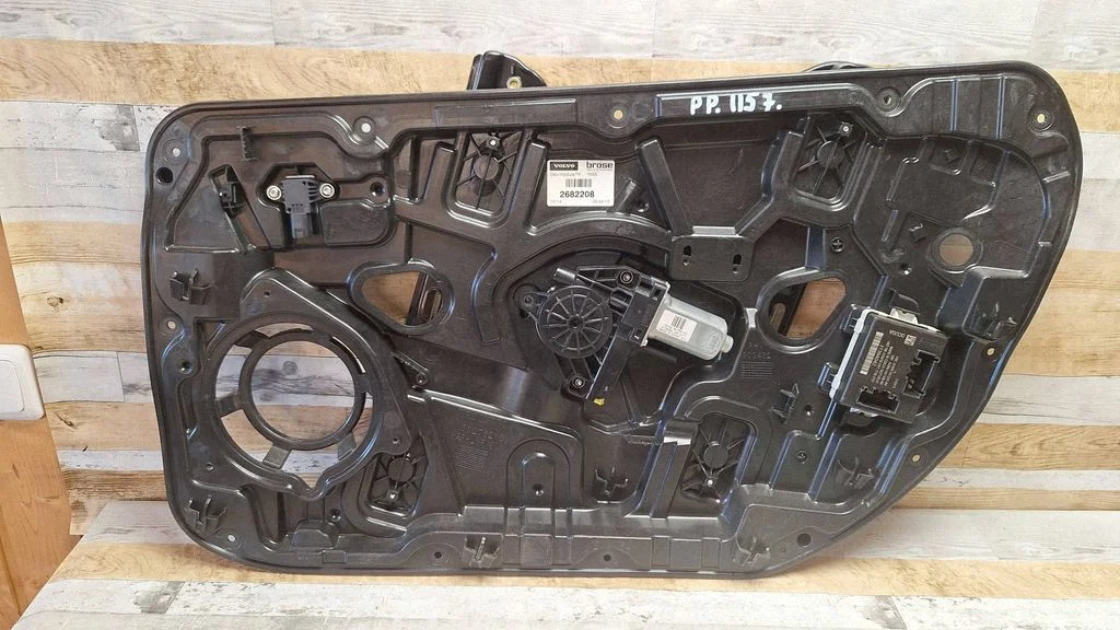 Front door window regulator with motor 31276216